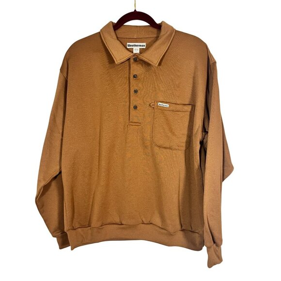 Weatherman Other - Retro Weatherman Sweatshirt Brown L Neutral Minimalist Old Money Classic Preppy